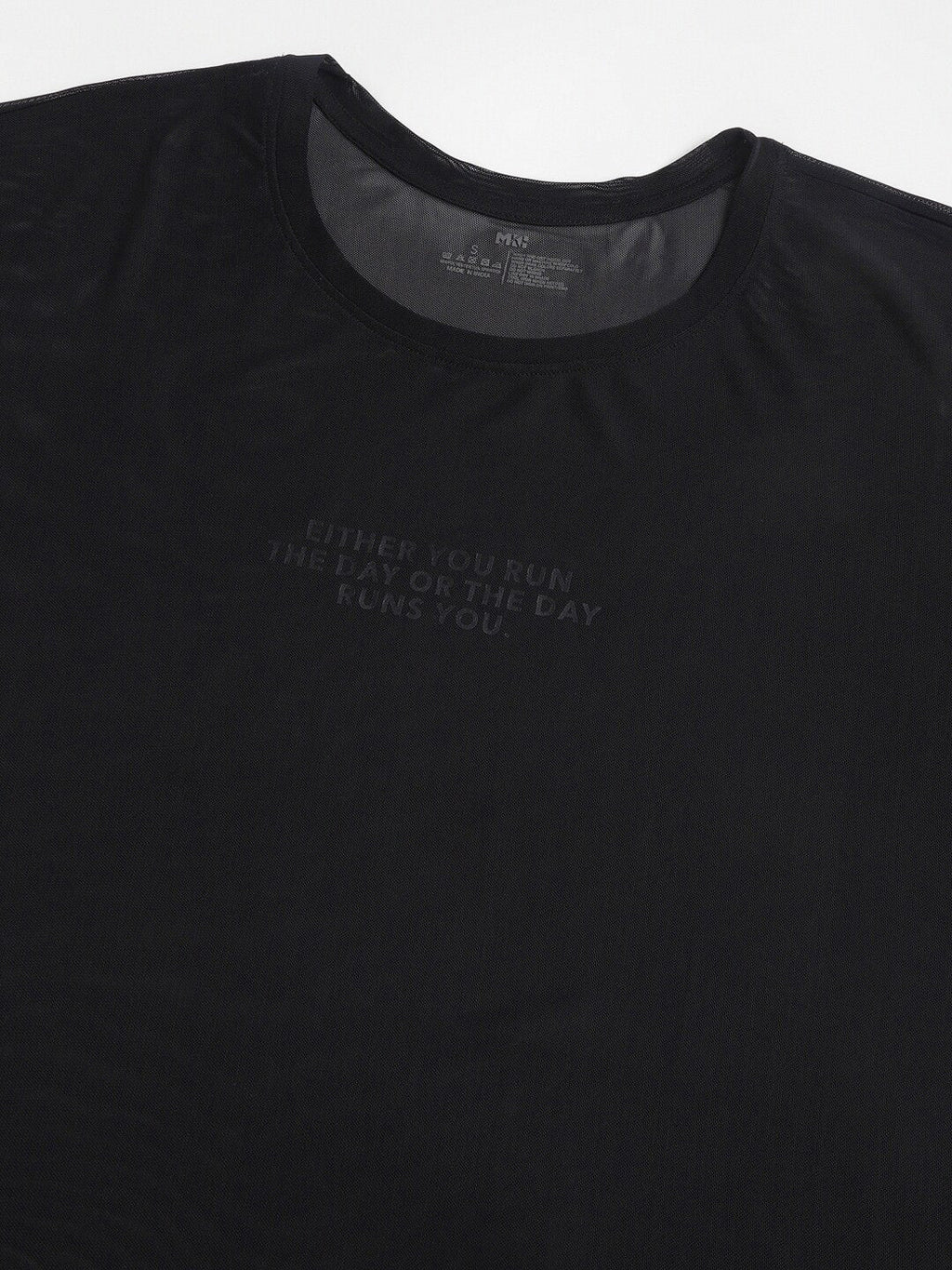 MKH Typography Printed Dri-FIT Relaxed Fit Sports T-shirt | Grocsy