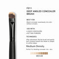 CUFFS N LASHES Deep Angled Concealer Brush - F011 | Grocsy