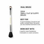 CUFFS N LASHES Flat Brush & Blending Dual Brush - 04 | Grocsy