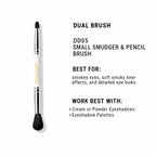 CUFFS N LASHES Small Smudger & Pencil Dual Brush - 05 | Grocsy