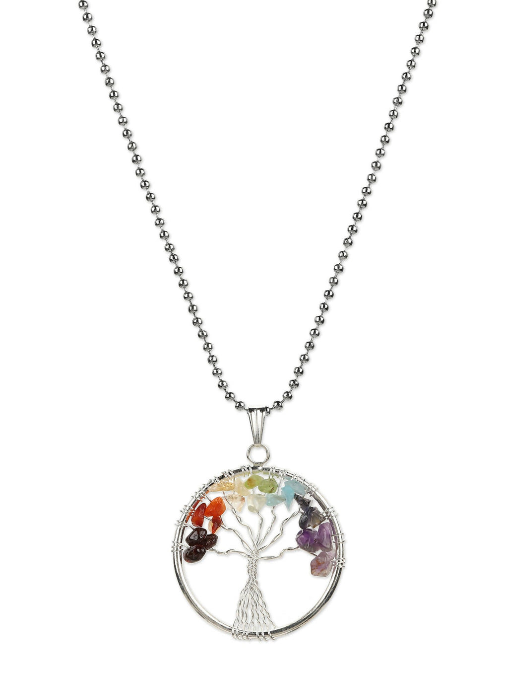 Women's Silver-Toned Blue Silver-Plated Handcrafted Chain - Ruby Raang | Grocsy