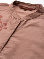 Sangria Women Floral Printed Regular Kurta With Trousers & With Dupatta | Grocsy