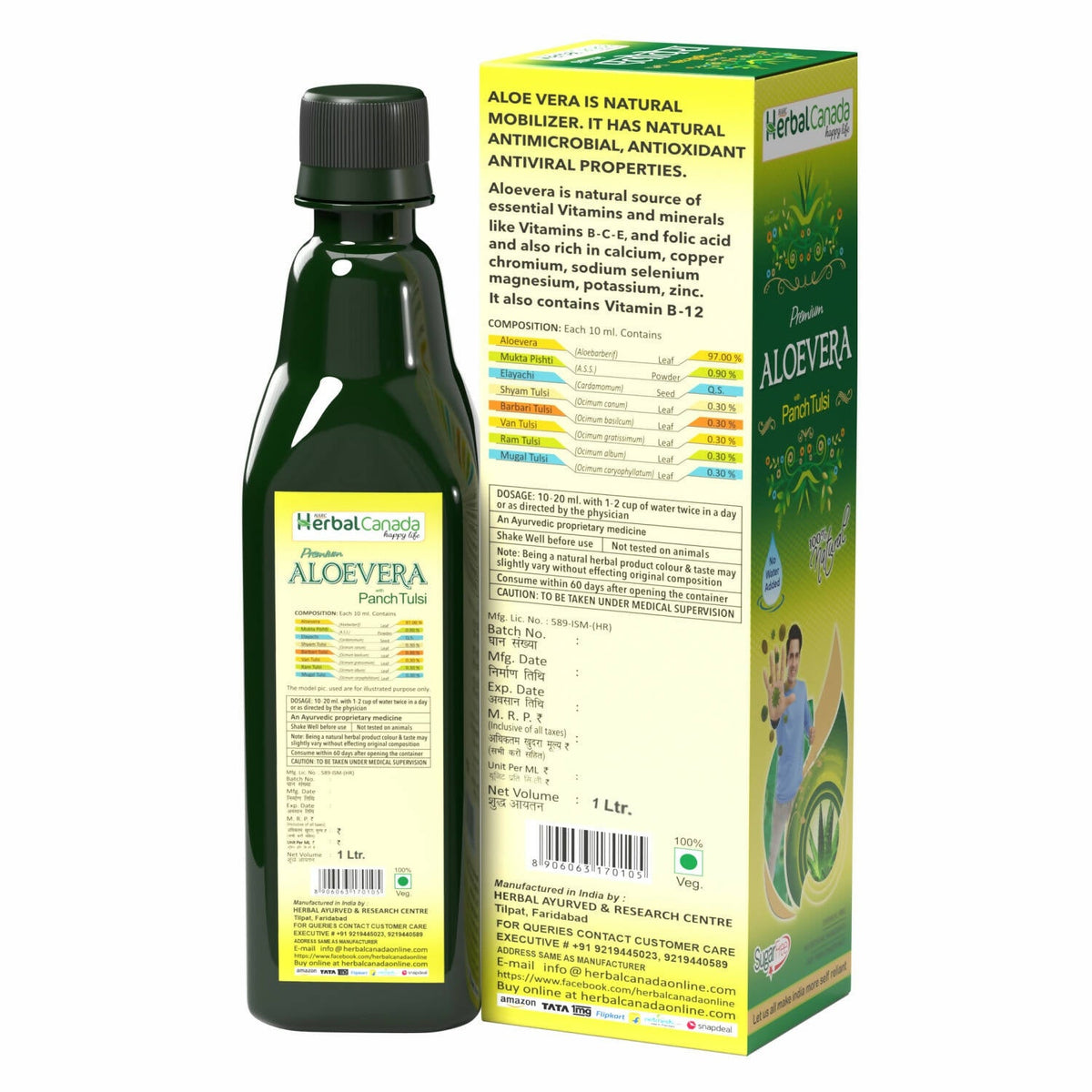 Herbal Canada Aloe Vera Ras | Grocsy