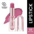 Swiss Beauty High Shine Finish Smooth Glide Pure Lustre Lipstick - 3 Salty Pink | Grocsy