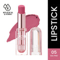 Swiss Beauty High Shine Finish Smooth Glide Pure Lustre Lipstick - 5 Silk Pink | Grocsy