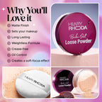 Hilary Rhoda Bake Out Matte Loose Powder - Tanslucent 01 | Grocsy