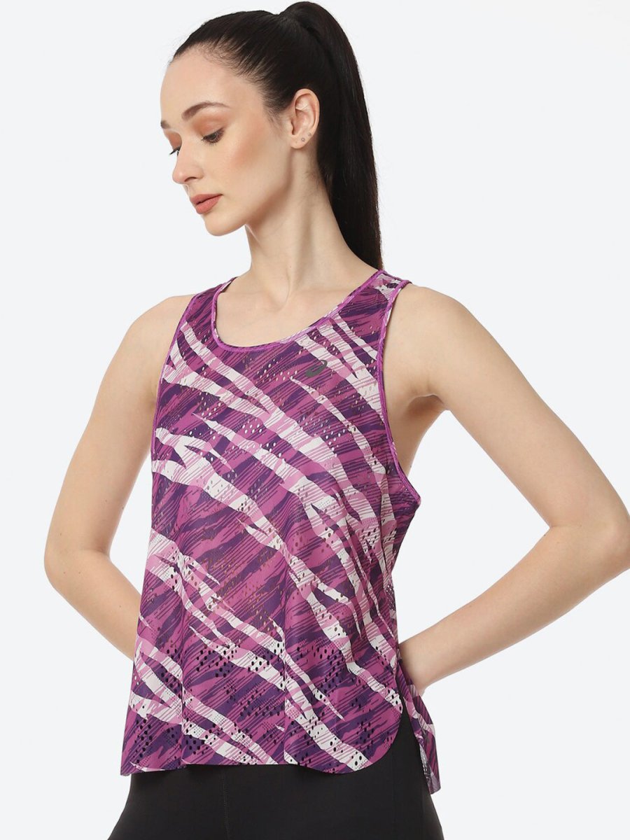 ASICS M Actibreeze Jacquard SS Off Ventilate Actibreeze Aop Printed T-shirt | Grocsy