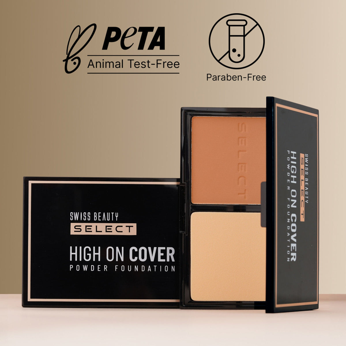 Swiss Beauty Select High On Cover Powder Foundation - 5 Classic Sand | Grocsy