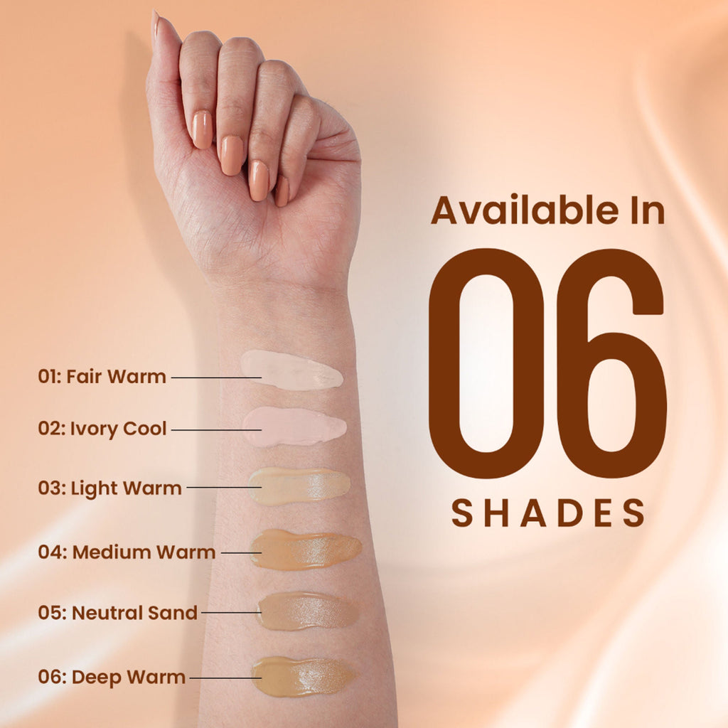 Swiss Beauty Matte Maxx Cover Foundation with Hyaluronic Acid & Vitamin E - 2 Ivory Cool | Grocsy