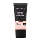 Swiss Beauty Matte Maxx Cover Foundation with Hyaluronic Acid & Vitamin E - 2 Ivory Cool | Grocsy
