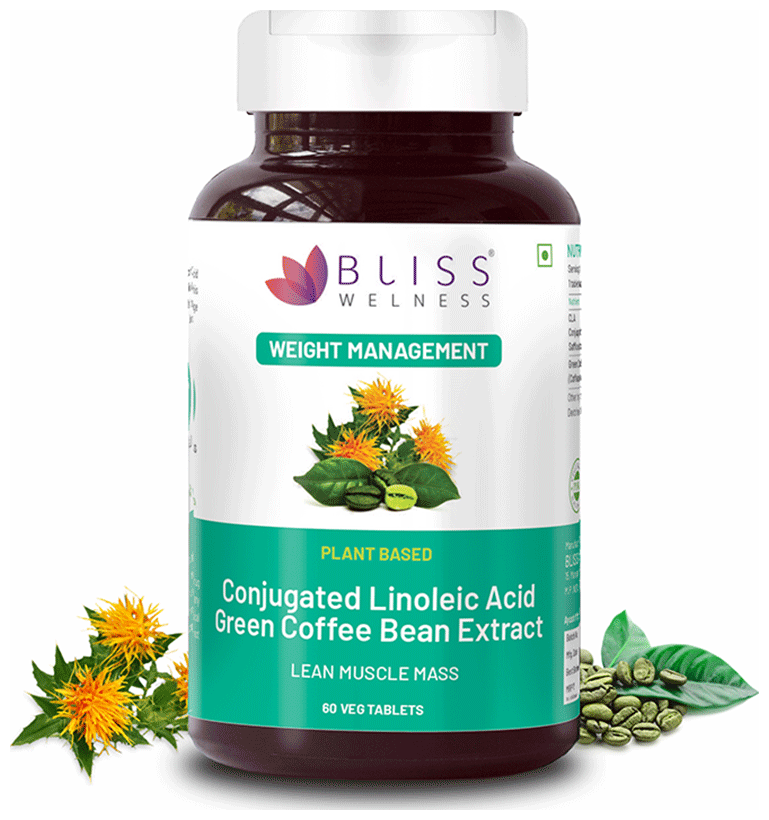 Bliss Welness Weight Management Green Coffee Bean Extract Veg Tablet | Grocsy