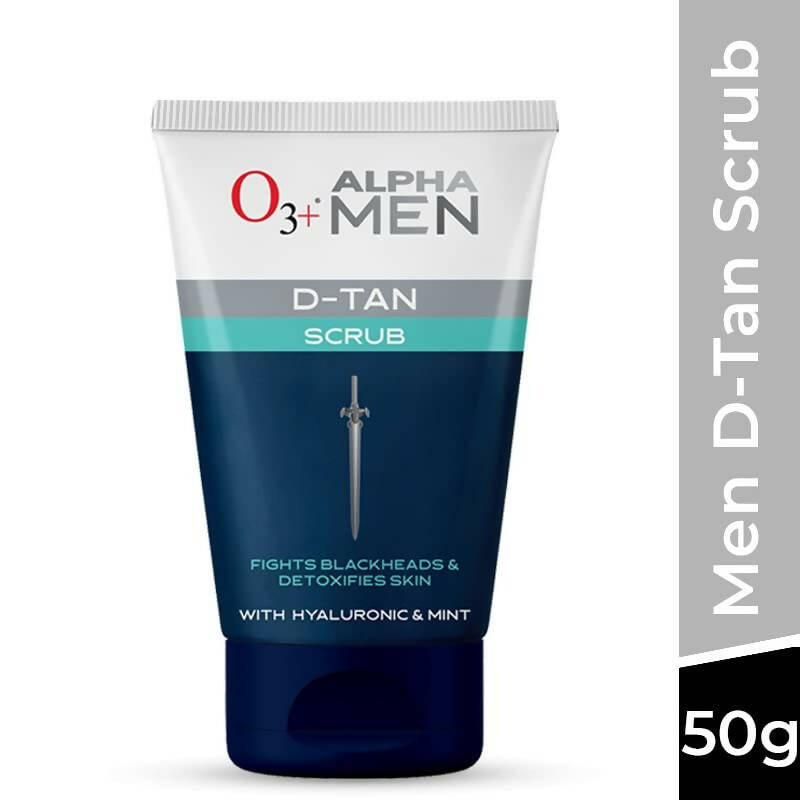 Professional O3+ Acno D-TAN Scrub With Hyaluronic & Mint | Grocsy