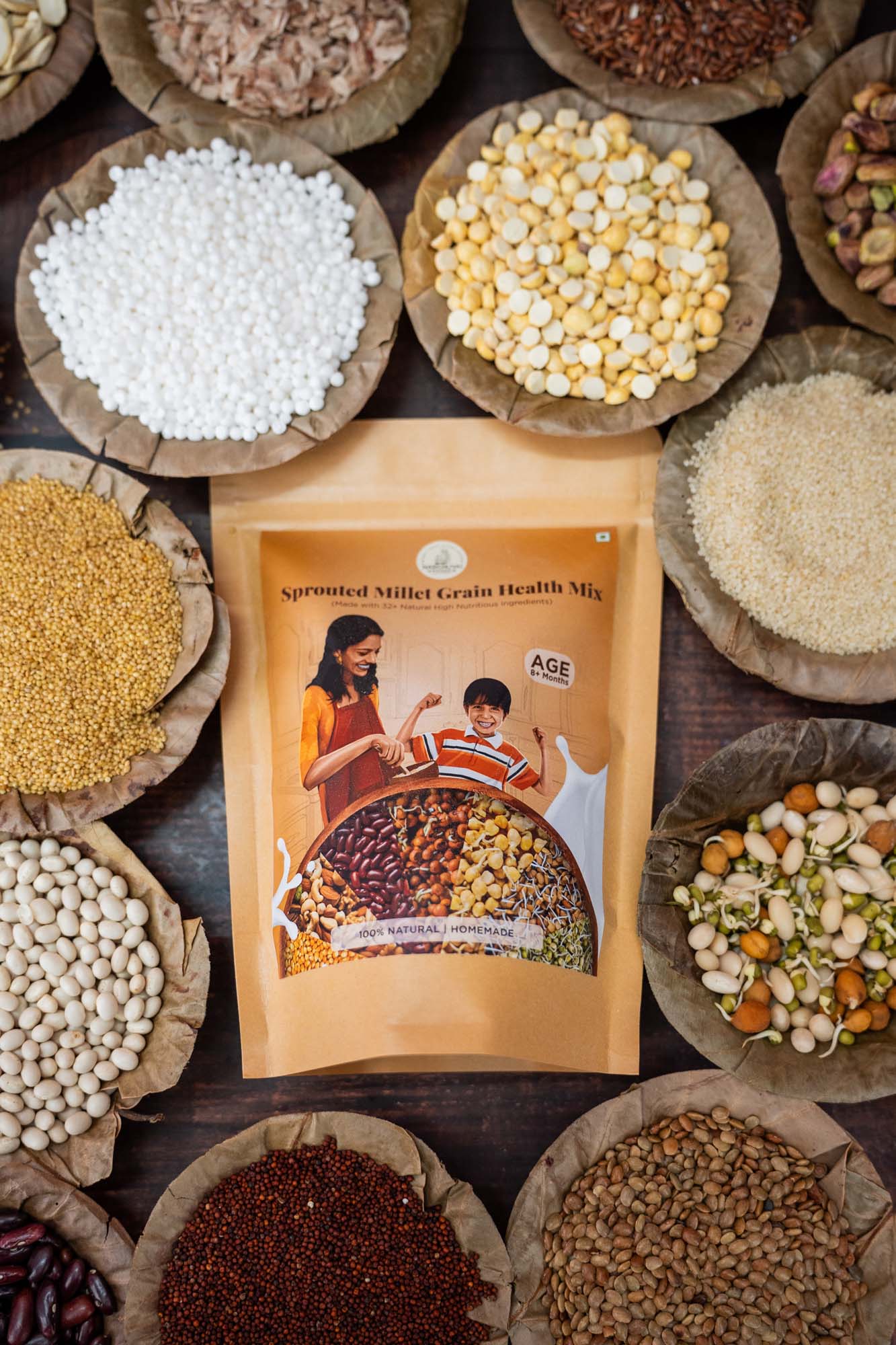 Narchuvai Foods Sprouted Millet Grain Health Mix | Grocsy