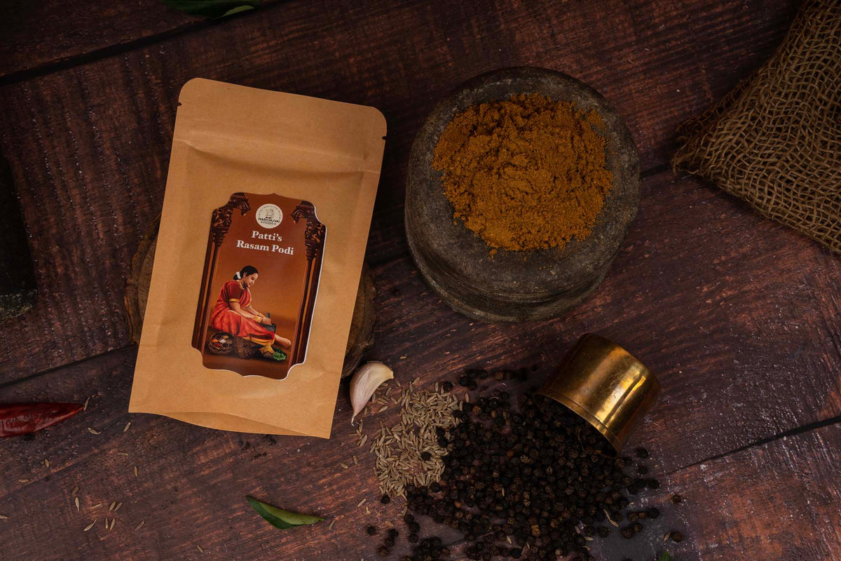 Narchuvai Foods Patti’s Rasam Podi | Grocsy