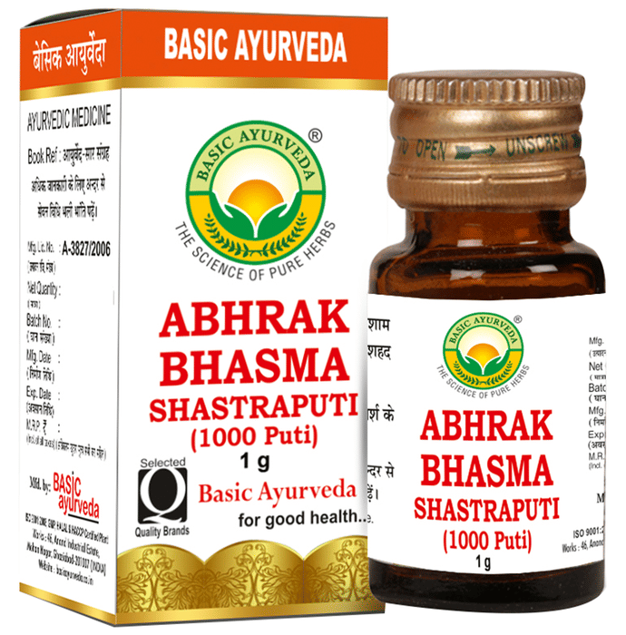 Basic Ayurveda Abhrak Bhasma Shastraputi | Grocsy