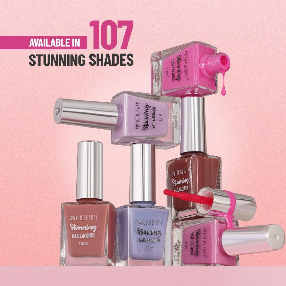 Swiss Beauty Stunning Nail Lacquer - Shade 31 | Grocsy