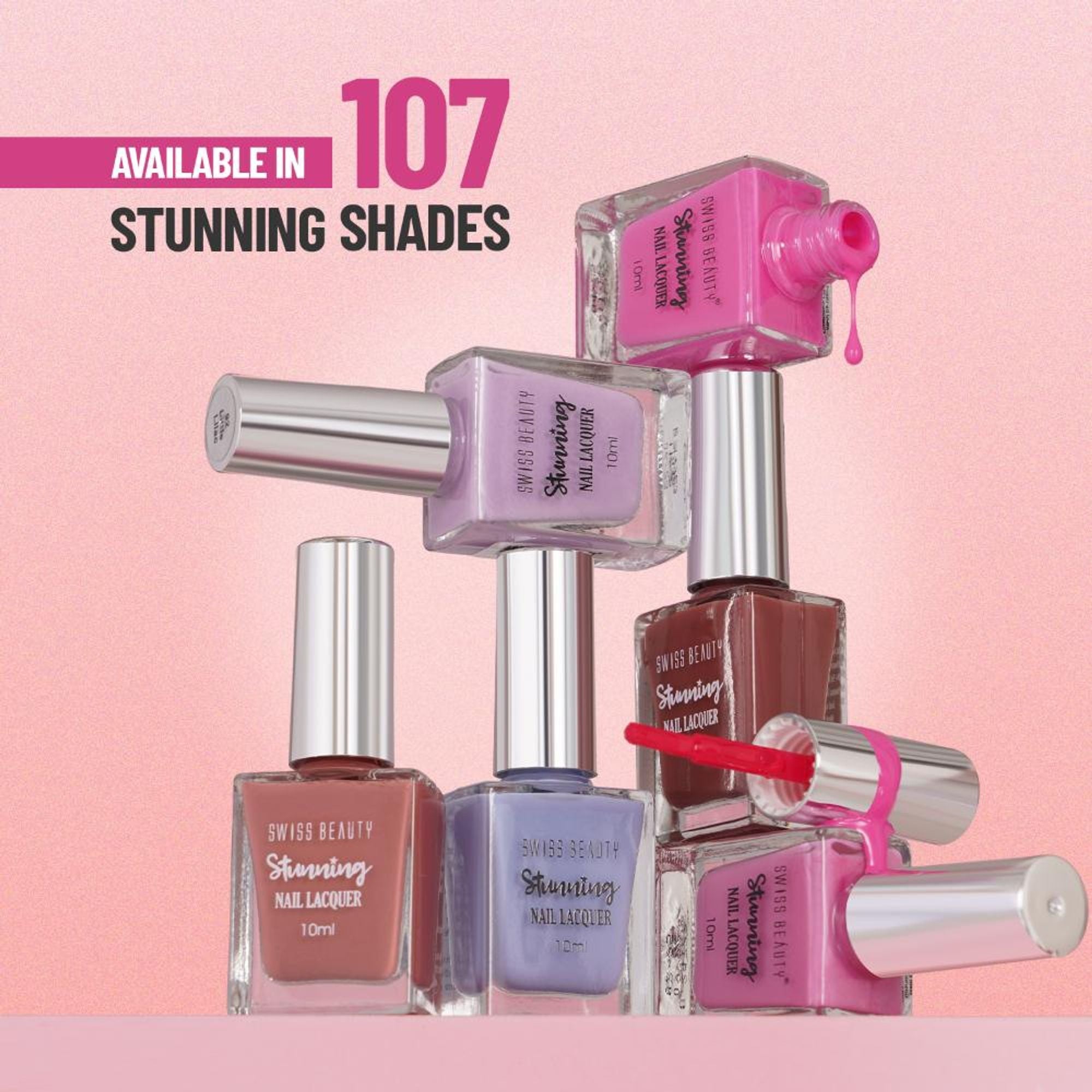 Swiss Beauty Stunning Nail Lacquer - Shade 54 | Grocsy