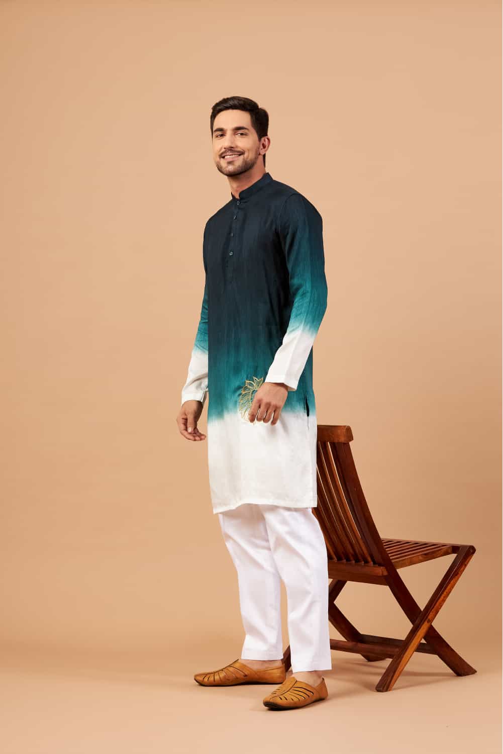 Leonine Designer Men's kurta by Hilo Design | Grocsy