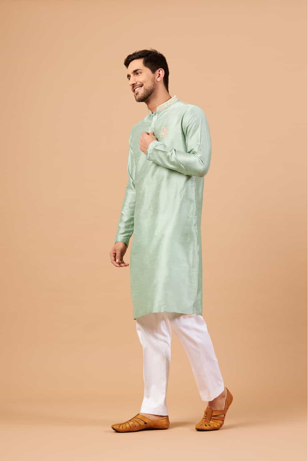Amil Designer Men's Kurta by Hilo Design | Grocsy