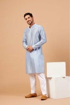 Viva Dot Designer Men's Kurta by Hilo Design | Grocsy