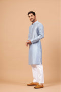 Viva Dot Designer Men's Kurta by Hilo Design | Grocsy