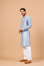 Viva Dot Designer Men's Kurta by Hilo Design | Grocsy