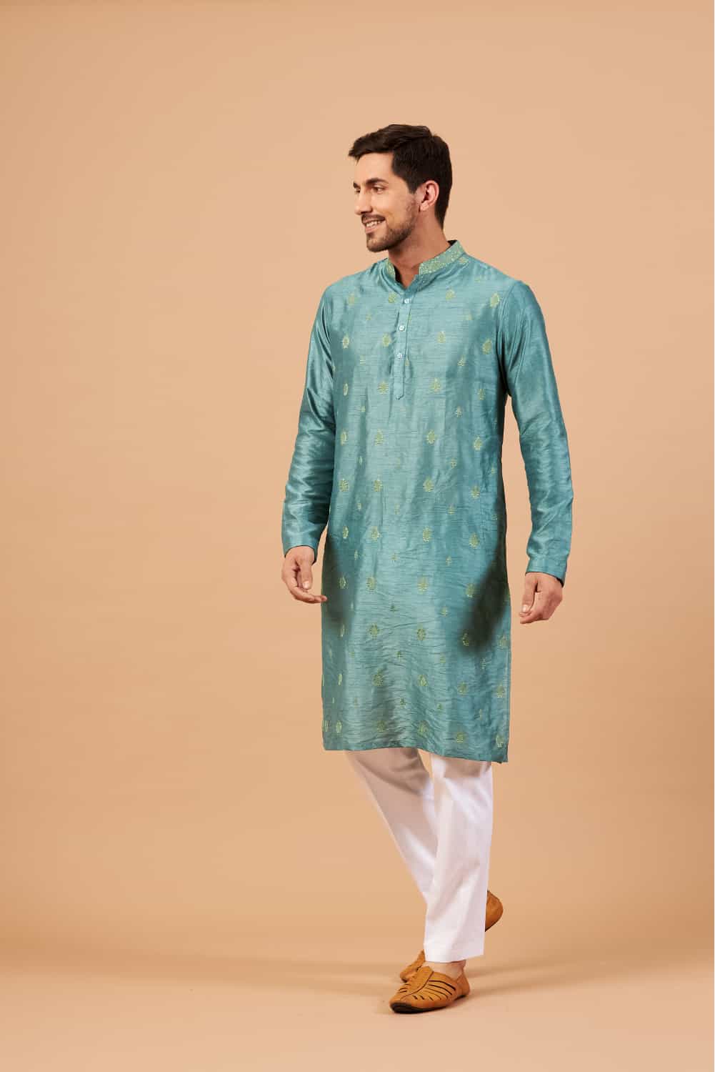 Greafy Designer Men's Kurta by Hilo Design | Grocsy