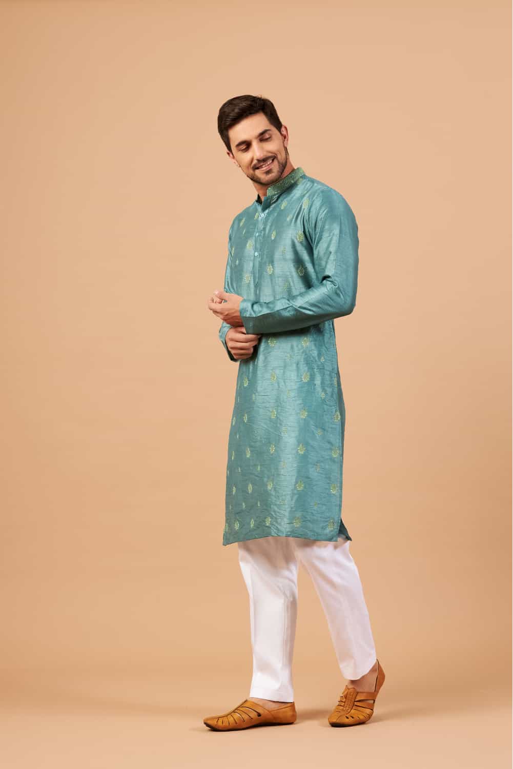 Greafy Designer Men's Kurta by Hilo Design | Grocsy
