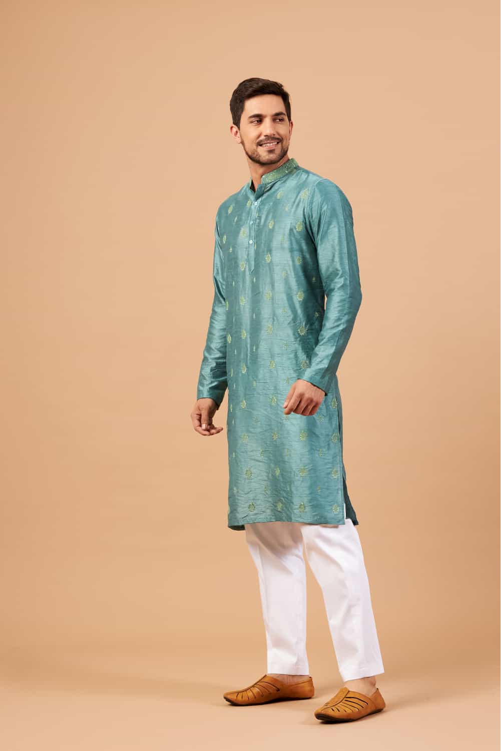 Greafy Designer Men's Kurta by Hilo Design | Grocsy