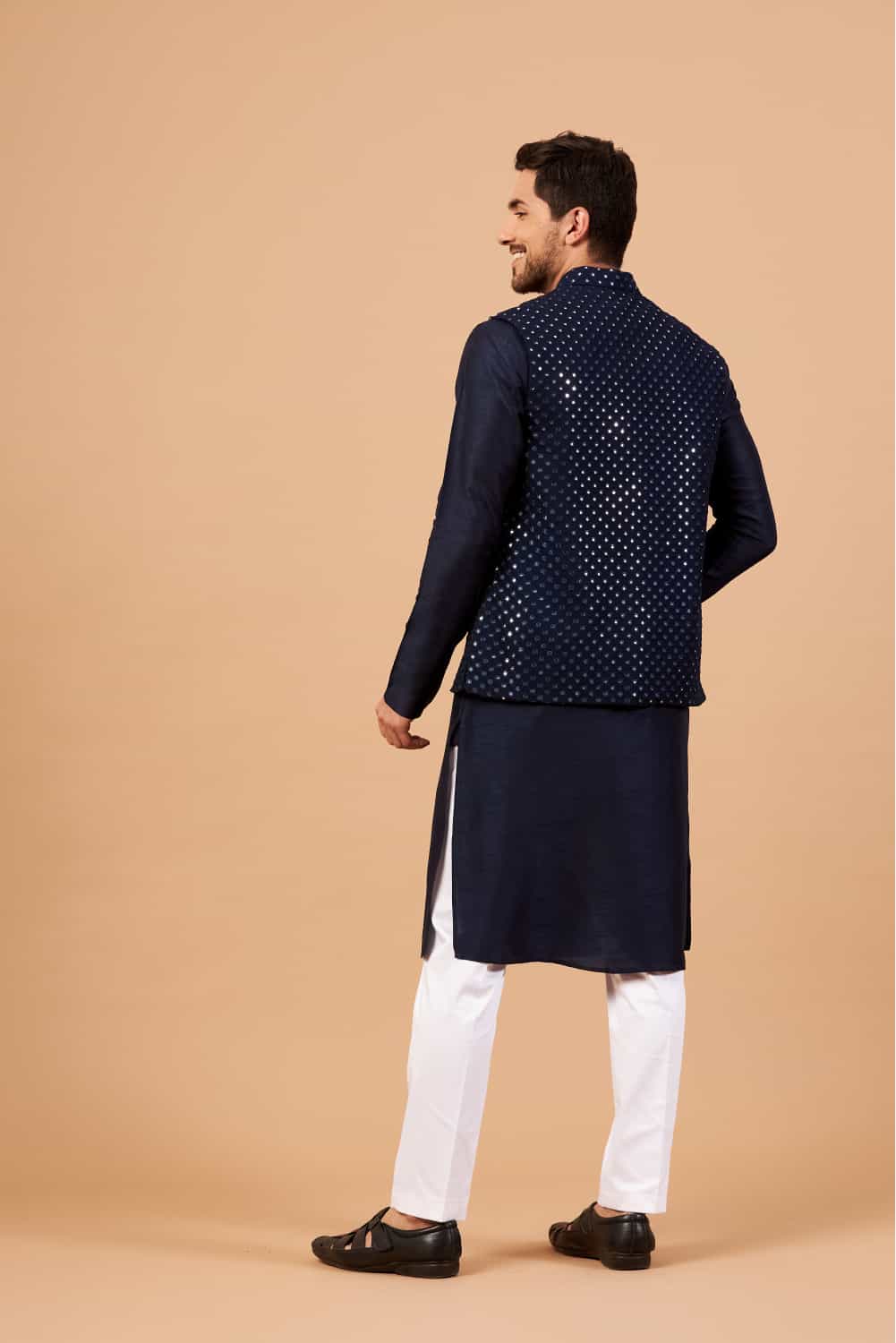 Rolack Designer Men's Nehru Jacket by Hilo Design | Grocsy