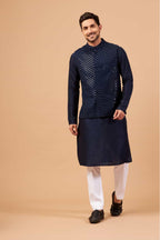 Rolack Designer Men's Nehru Jacket by Hilo Design | Grocsy