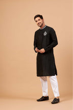 Amyr Traditional Embroidered Kurta by Hilo Design | Grocsy