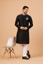 Amyr Traditional Embroidered Kurta by Hilo Design | Grocsy