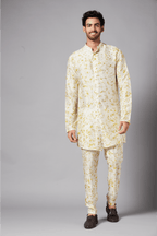 Mighty Natural Dye Designer Men's Kurta Set by Hilo Design | Grocsy