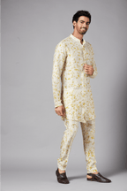 Mighty Natural Dye Designer Men's Kurta Set by Hilo Design | Grocsy