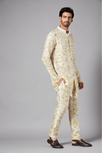 Mighty Natural Dye Designer Men's Kurta Set by Hilo Design | Grocsy