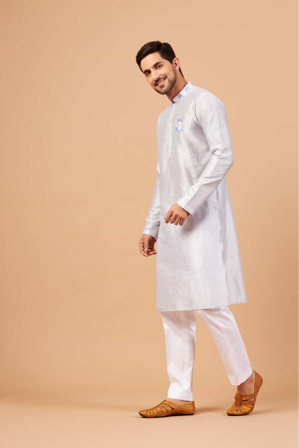 Manatee Designer Men's kurta by Hilo Design | Grocsy