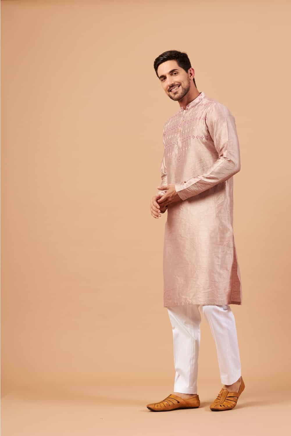Florne Designer Men's Kurta by Hilo Design | Grocsy
