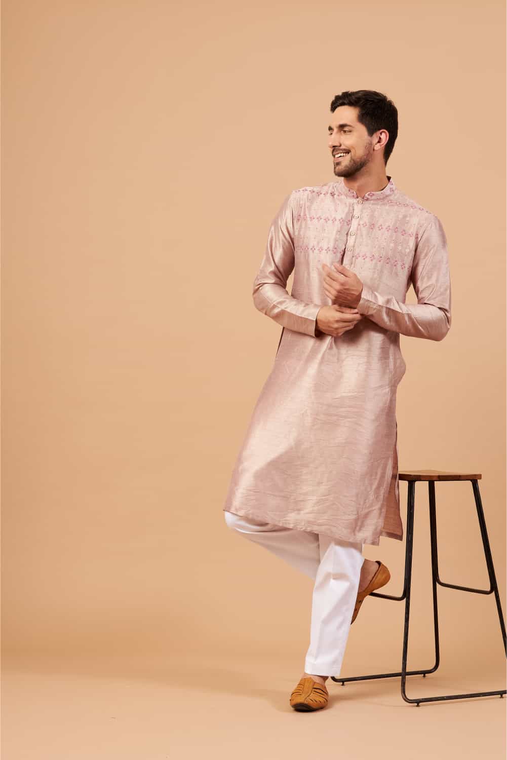 Florne Designer Men's Kurta by Hilo Design | Grocsy