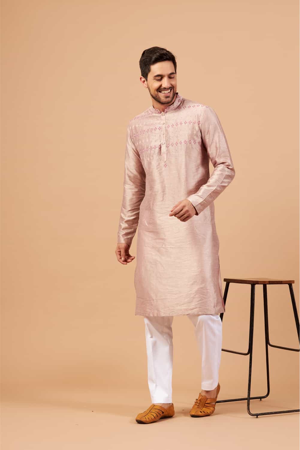 Florne Designer Men's Kurta by Hilo Design | Grocsy
