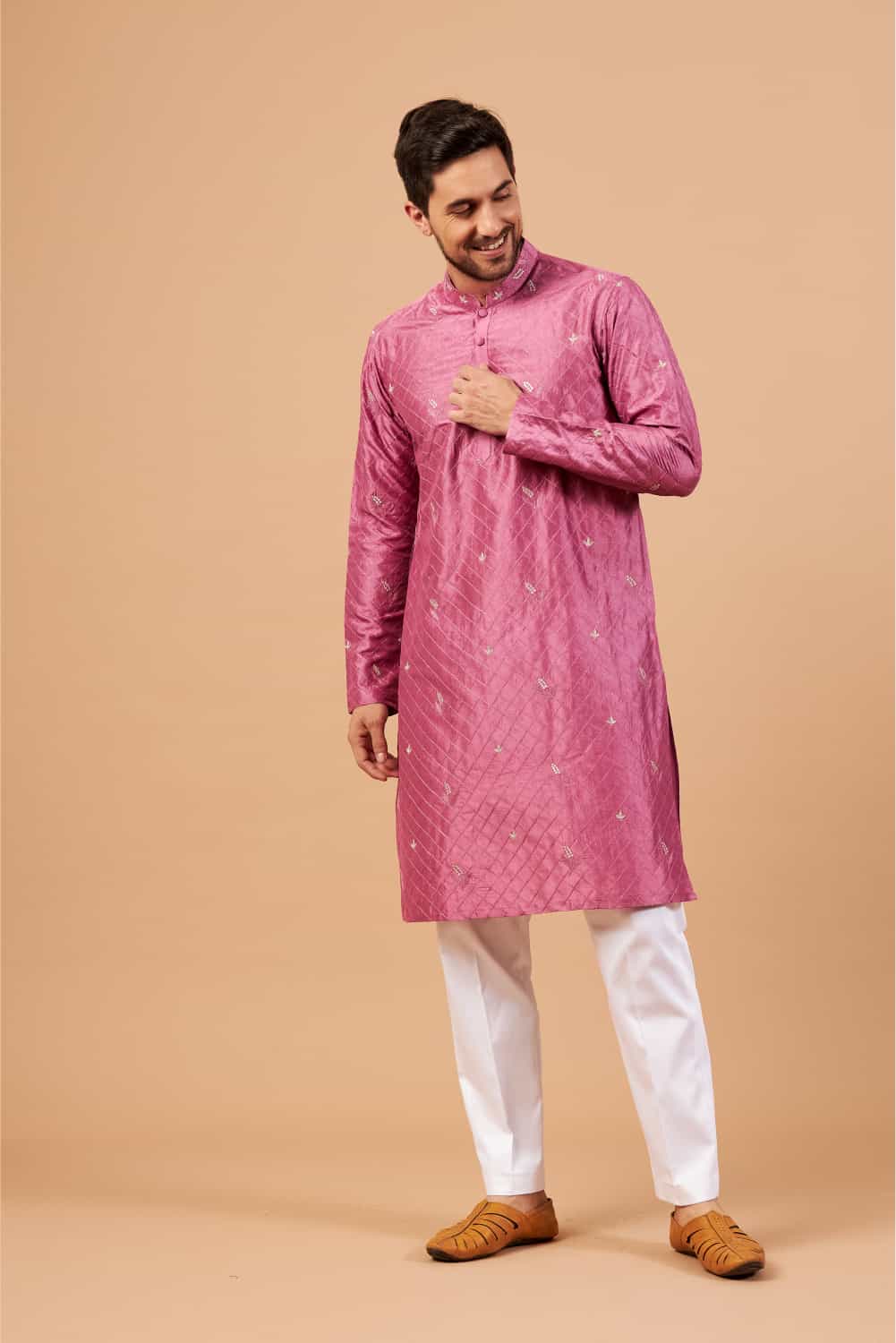 Pumetric Designer Men's Kurta by Hilo Design | Grocsy