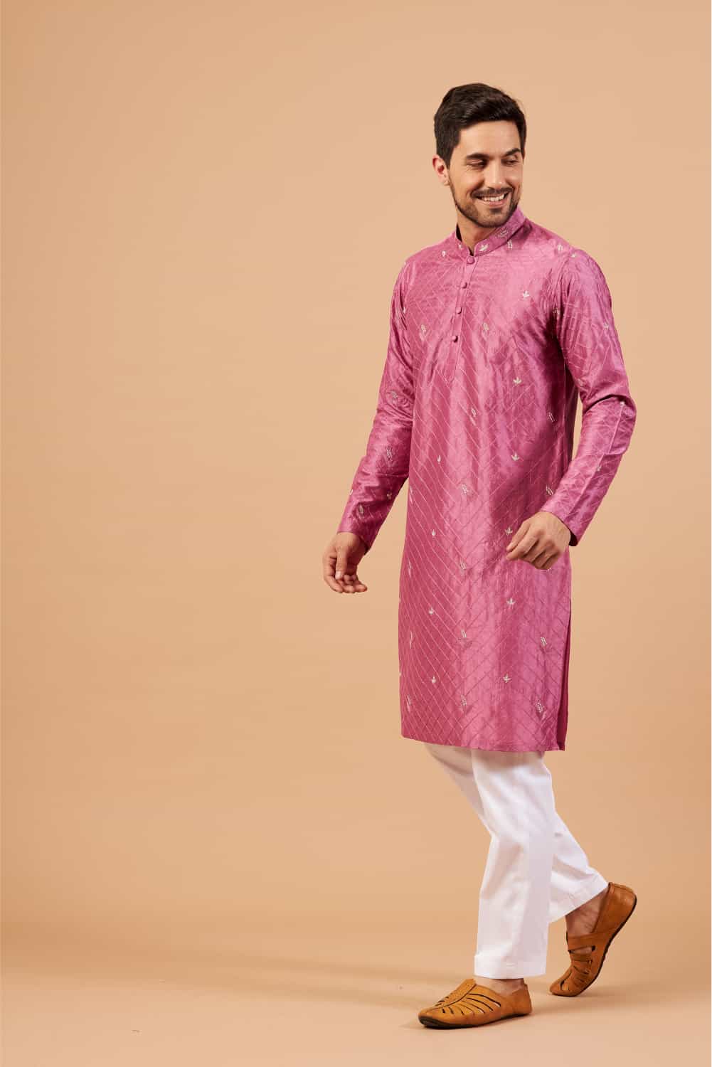 Pumetric Designer Men's Kurta by Hilo Design | Grocsy