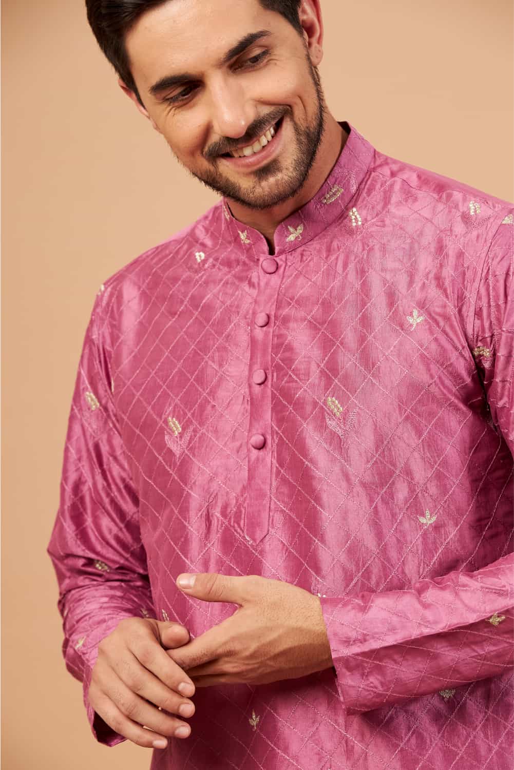 Pumetric Designer Men's Kurta by Hilo Design | Grocsy