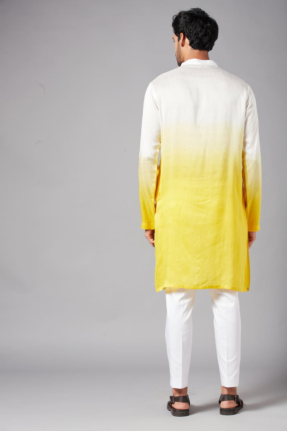Whill Ombre Kurta by Hilo Design | Grocsy