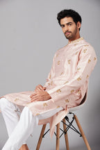 Krusos Hand Embroidered Kurta by Hilo Design | Grocsy