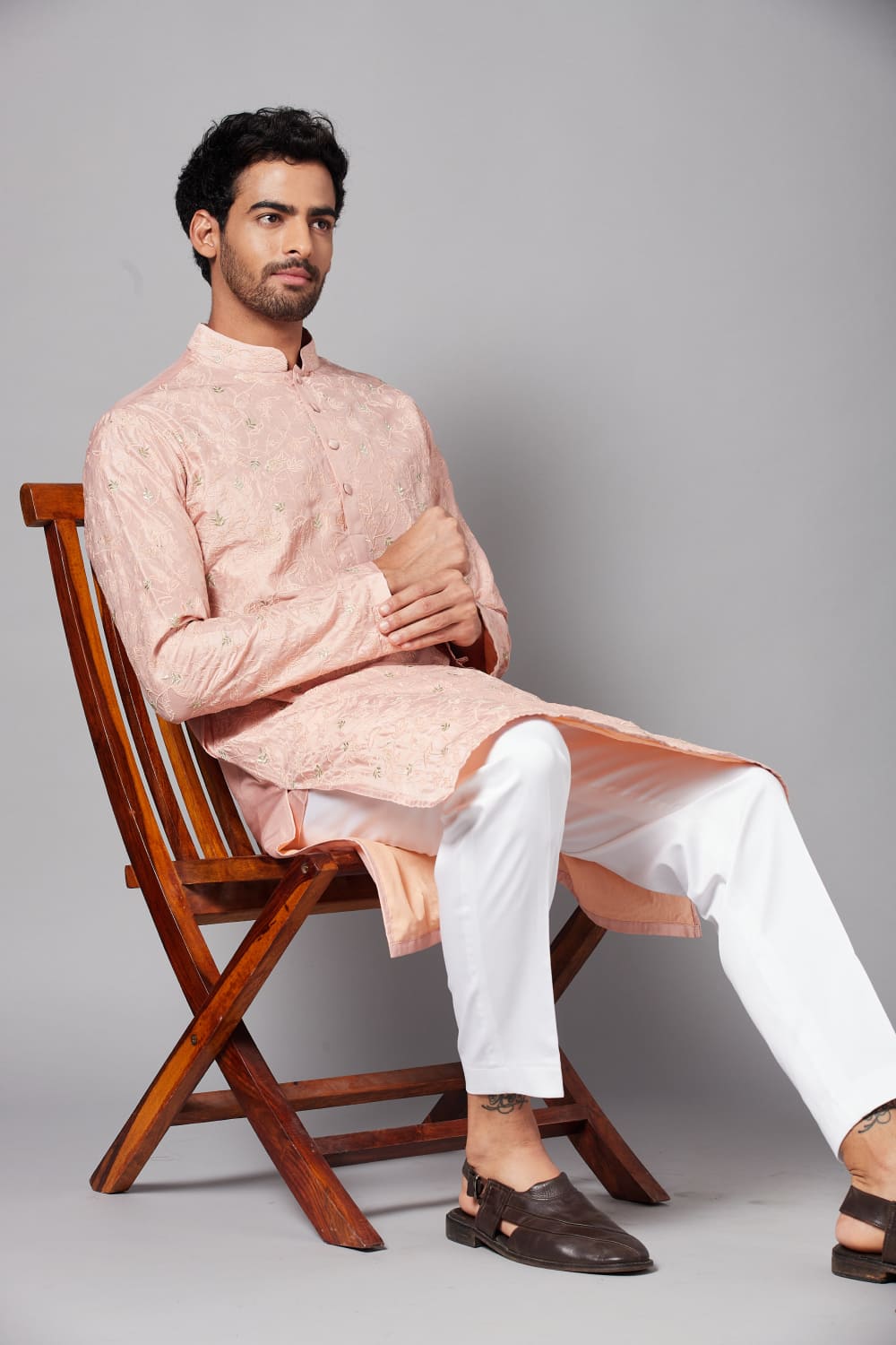 Tiyaan Designer Men's Kurta by Hilo Design | Grocsy