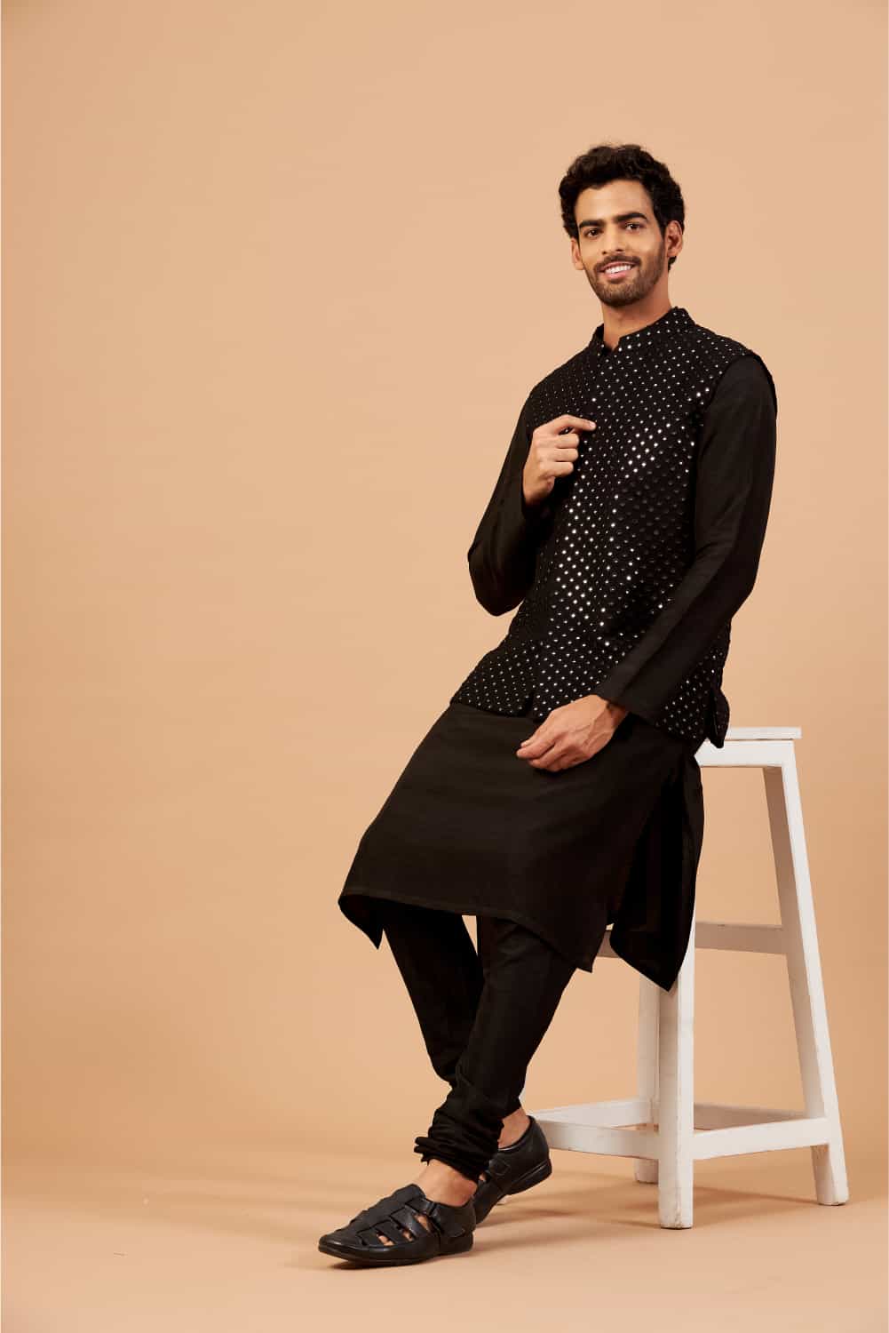 Mirujacket Designer Men's Nehru Jacket by Hilo Design | Grocsy