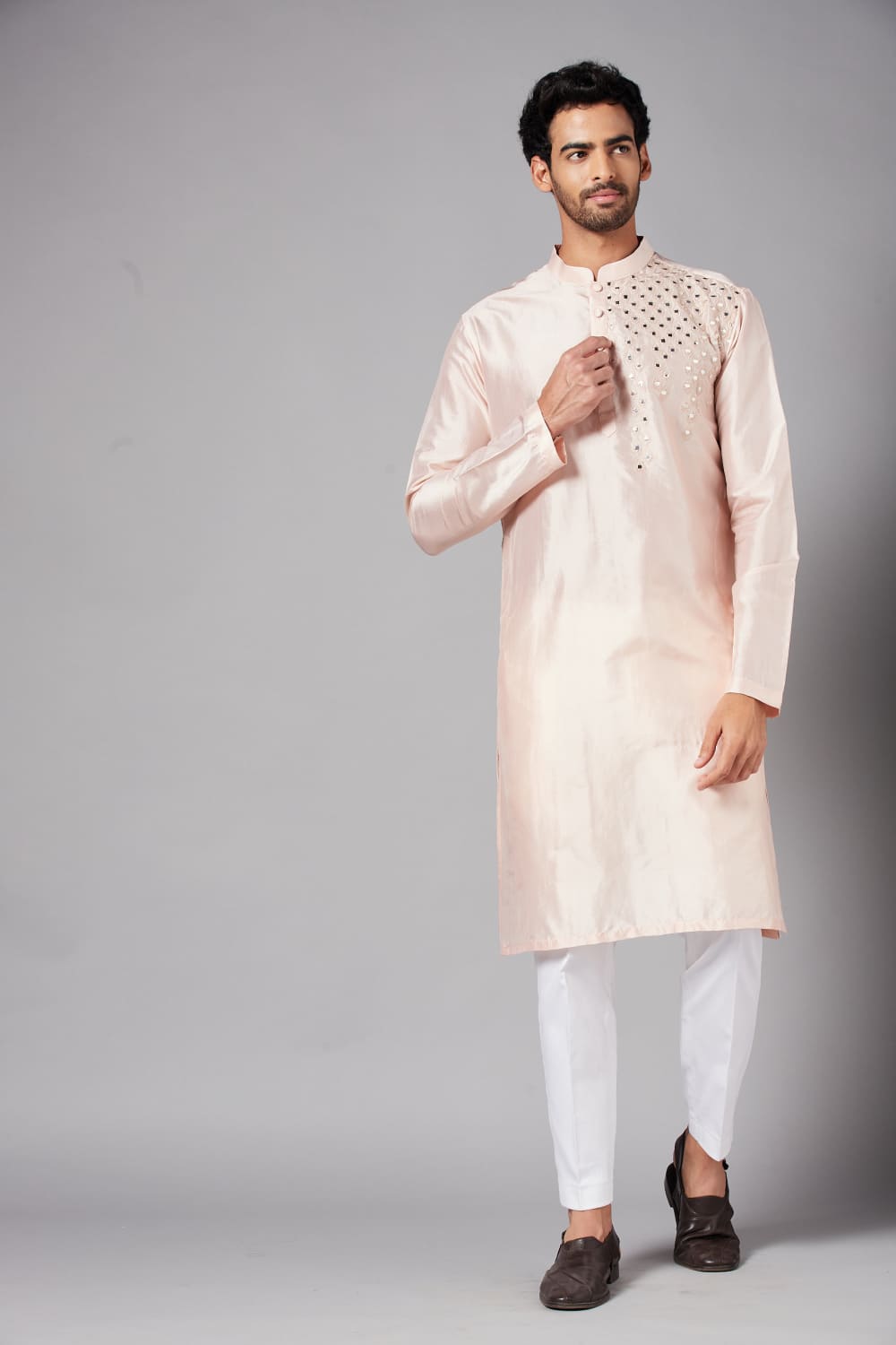 Rooyi Designer Men's Kurta by Hilo Design | Grocsy