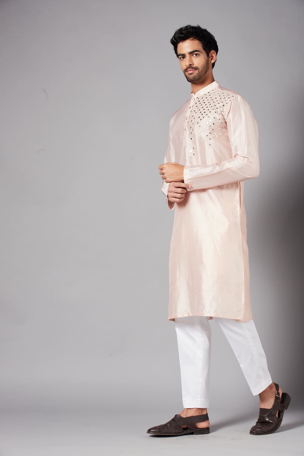 Rooyi Designer Men's Kurta by Hilo Design | Grocsy