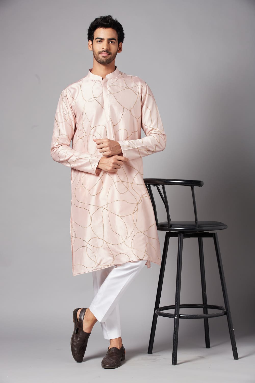 Ilaria Designer Men's Kurta by Hilo Design | Grocsy